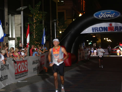 Approaching the finish